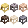Premium Yellow Portable Adjustable Folding Plastic Stool Retractable Outdoor Chair