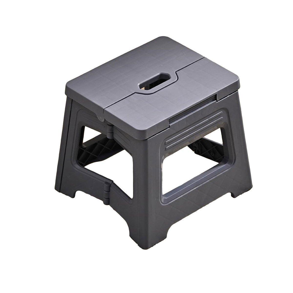Premium Yellow Portable Adjustable Folding Plastic Stool Retractable Outdoor Chair