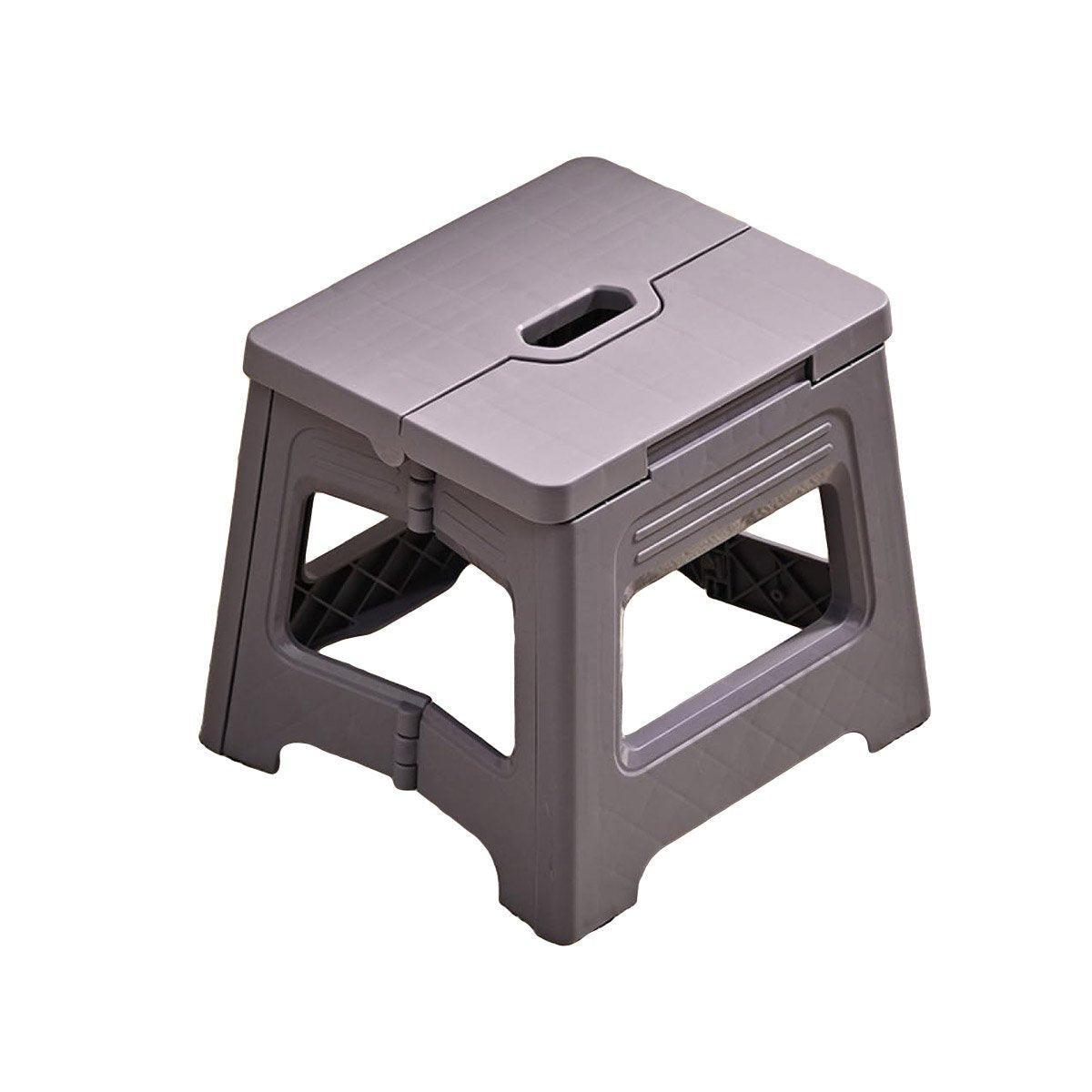 Premium Yellow Portable Adjustable Folding Plastic Stool Retractable Outdoor Chair