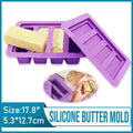 Premium Purple Silicone Butter Mould – with Lid