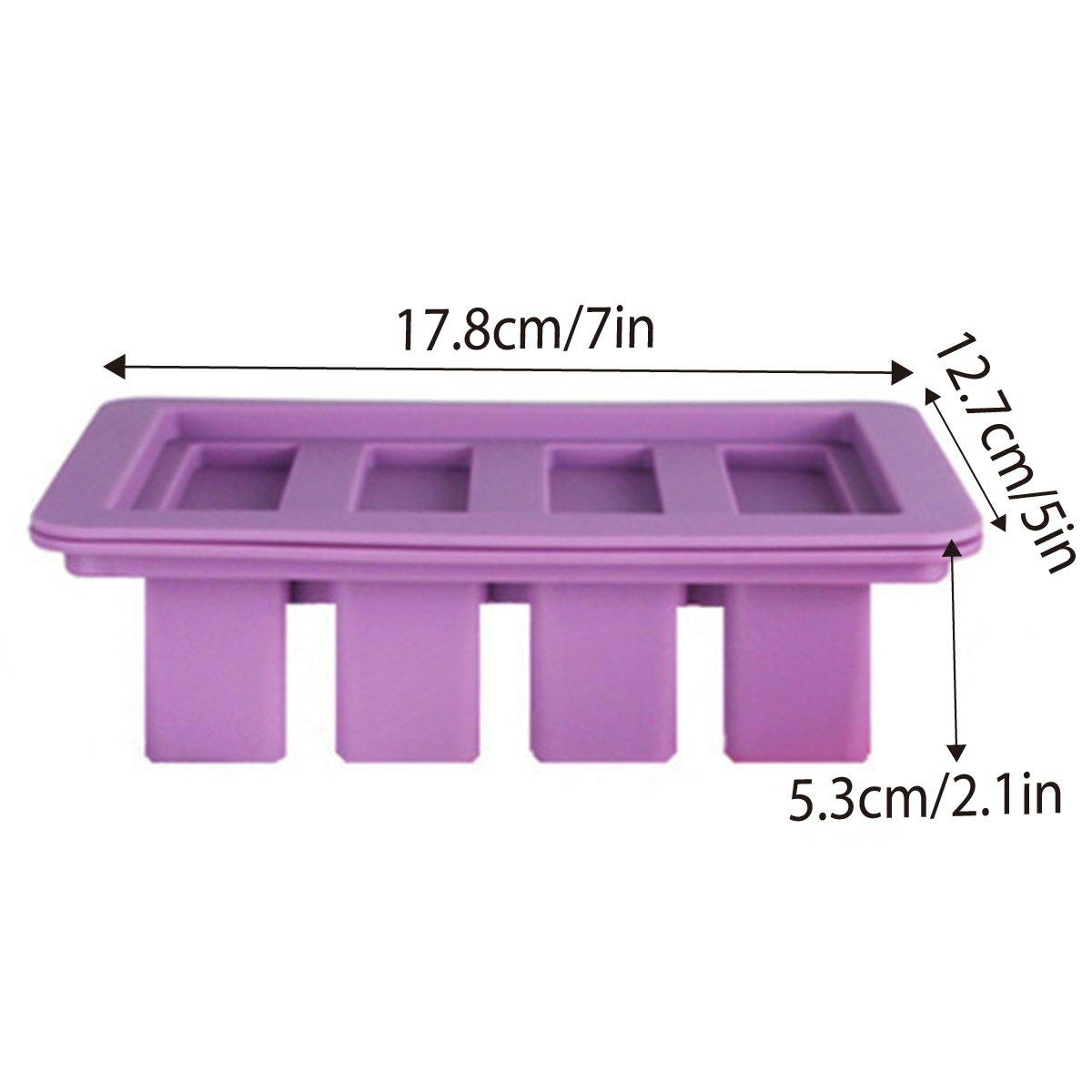 Premium Purple Silicone Butter Mould – with Lid