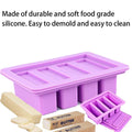Premium Purple Silicone Butter Mould – with Lid