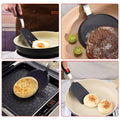 3PCS Silicone Spatula Kitchenware Set - Heat Resistant, Ergonomic Design, Black/Red - SuperSaverAU - view 2