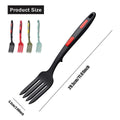 Premium Silicone Heat Resistant Cooking Forks – Blue-Green 2 Pack