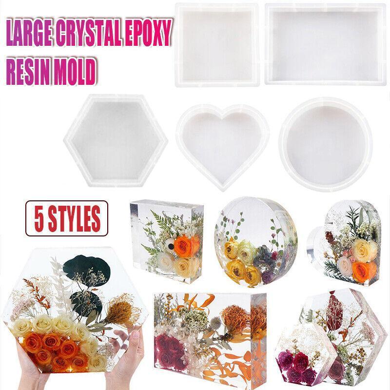 Premium Round Silicone Epoxy Resin Mould