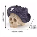 Premium Resin Skull Aquarium Ornament Decoration - Pirate