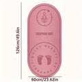 Jump Rope Mat 126cm x 60cm - Soundproof, Shock Absorbing, Eco-Friendly, Anti-Slip - Grey - SuperSaverAU - view 3