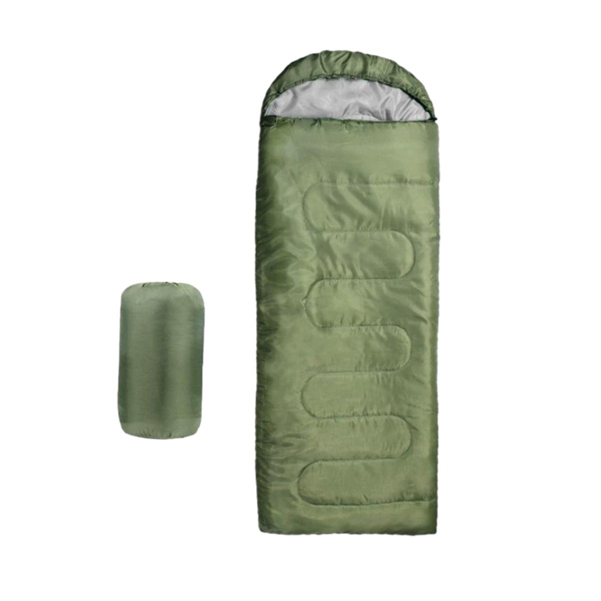 Single Sleeping Bag Outdoor Camping Hiking Thermal Warm Tent Travel Gear - Royal Blue