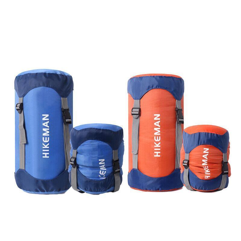 Premium Waterproof Compression Stuff Sack - Orange, M 15L