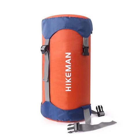 Premium Waterproof Compression Stuff Sack - Orange, M 15L