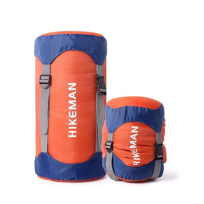 Premium Waterproof Compression Stuff Sack - Orange, M 15L