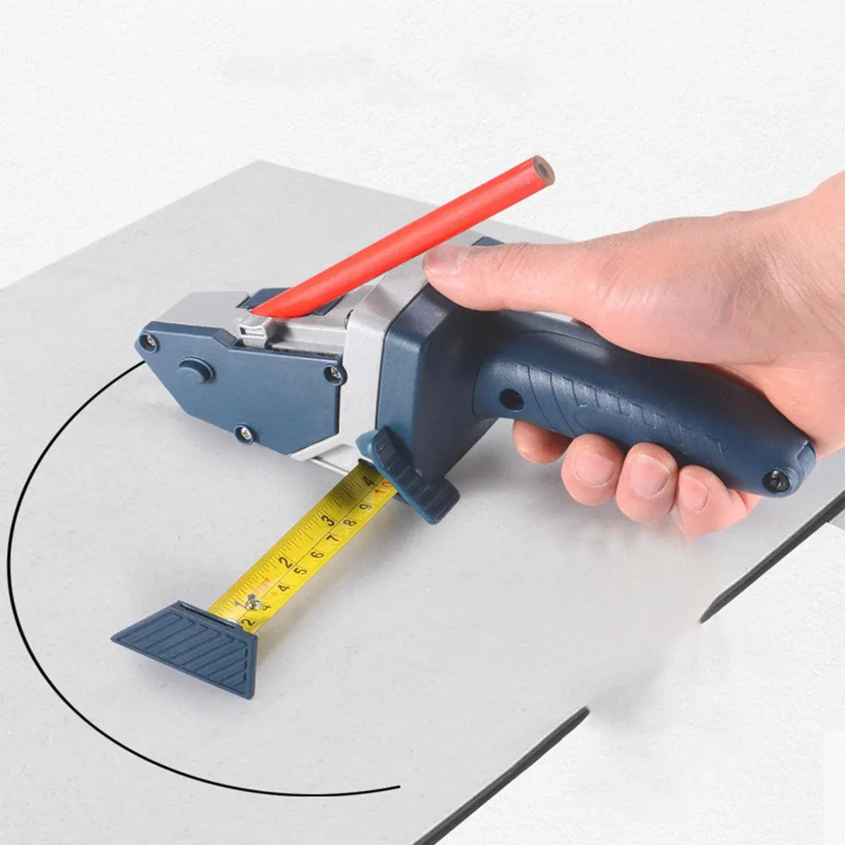 Premium Drywall Gypsum Board Cutter with 5m Tape Measure