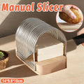 Premium Multifunction Kitchen Slicer – Stainless Steel with Oak Wood Base