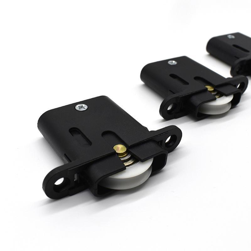 Premium Sliding Door Rollers – Black 5 Pack