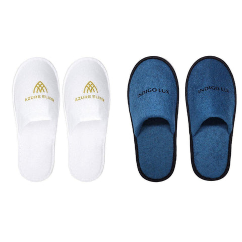 30 Pairs Hotel Guesthouse Hospitality Slippers for Household Comfort and Use - White - SuperSaverAU - view 2