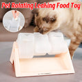 Cat Puzzle Feeder Toy - Rotating Leaky Food Dispenser for Snacks, 20 × 14 × 17.8 cm - SuperSaverAU - view 1