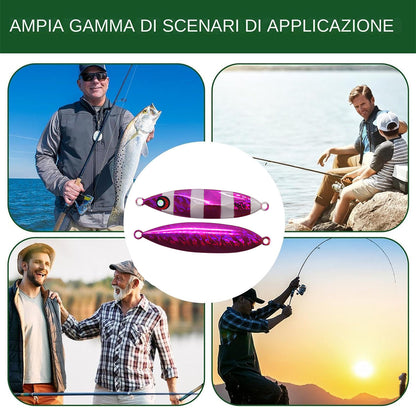 Fishing Lure Bait Set 8pcs Conical Boat Tackle Artificial Hard Bait Accessories - 120g