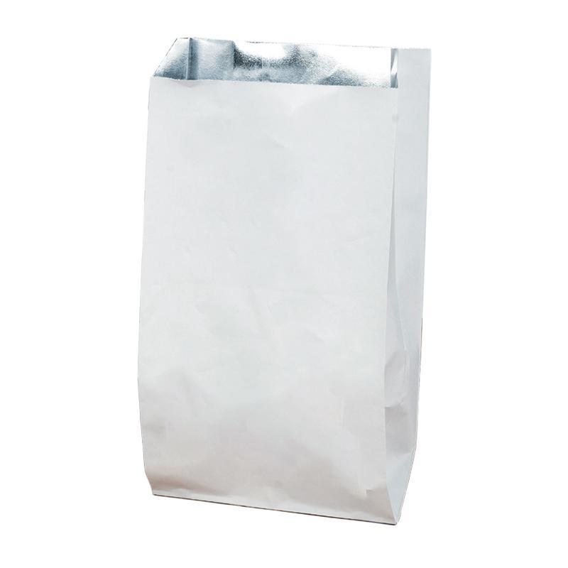 Aluminum Foil Lined Paper Bags, Greaseproof, 12*4*21.5, 500PCS