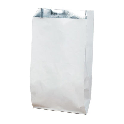 Aluminum Foil Lined Paper Bags, Greaseproof, 12*4*21.5, 500PCS