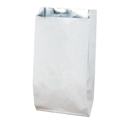 Aluminum Foil Lined Paper Bags, Greaseproof, 12*4*21.5, 500PCS