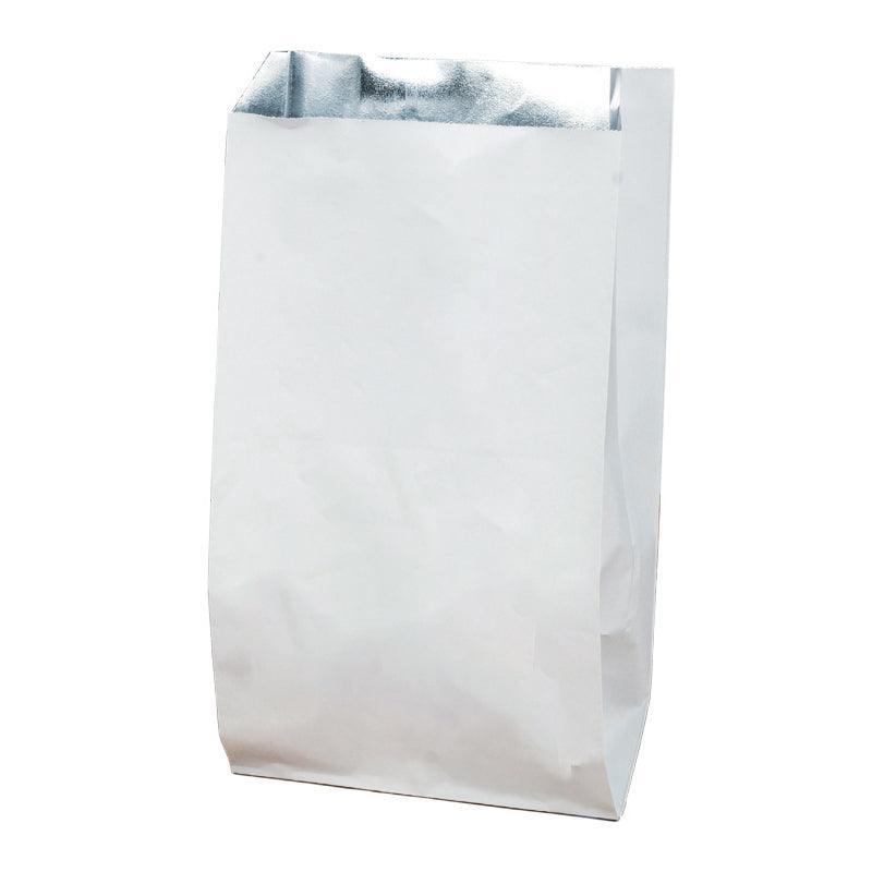 Aluminum Foil Lined Paper Bags, Greaseproof, 12*4*21.5, 500PCS