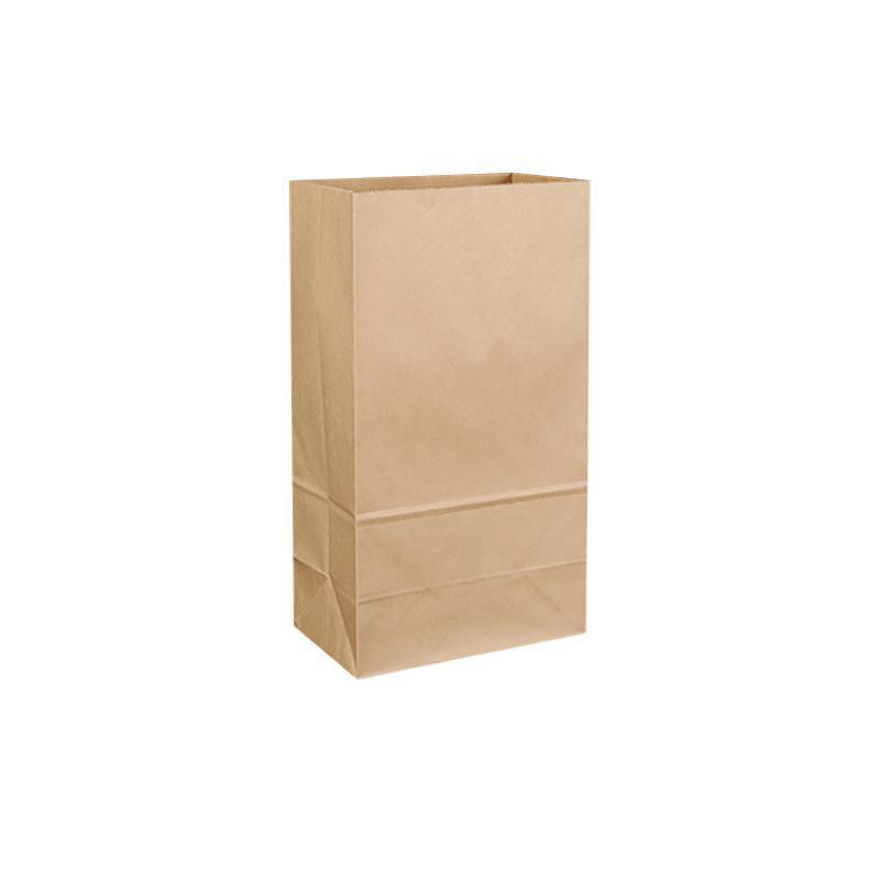 500PCS Kraft Food Paper Bags Brown Flat Bottom Lunch Bags Party Favour Bag - 500PCS-15*9*27CM
