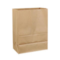 500PCS Kraft Food Paper Bags Brown Flat Bottom Lunch Bags Party Favour Bag - 500PCS-25*14*33CM - SuperSaverAU - view 2