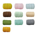 Chunky Arm Wool Yarn 400g, Soft Hand Washable Knitted Yarn for DIY Projects - Grey - SuperSaverAU - view 2