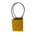 25x Kraft Paper Bag Flowers Waterproof Bouquet Basket Gift Box With Handle - 25PCS-Sq Small - SuperSaverAU - view 6
