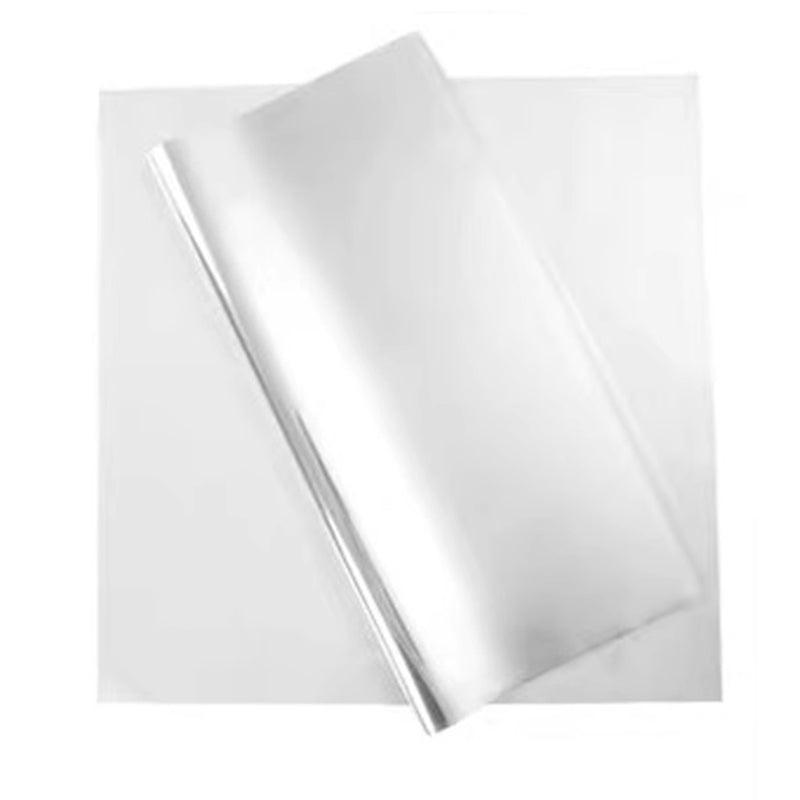 STOBOK 100PCS Clear Cellophane Wrap Rolls - 60*60CM, Transparent, 2.5 Mil Thickness