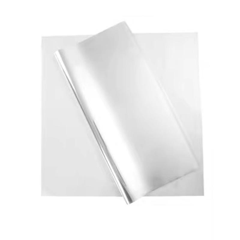 STOBOK 100PCS Clear Cellophane Wrap Rolls - 60*60CM, Transparent, 2.5 Mil Thickness