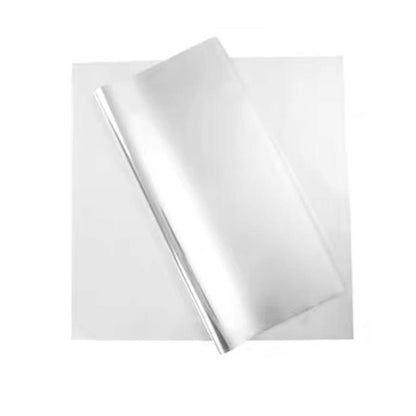 STOBOK 100PCS Clear Cellophane Wrap Rolls - 60*60CM, Transparent, 2.5 Mil Thickness