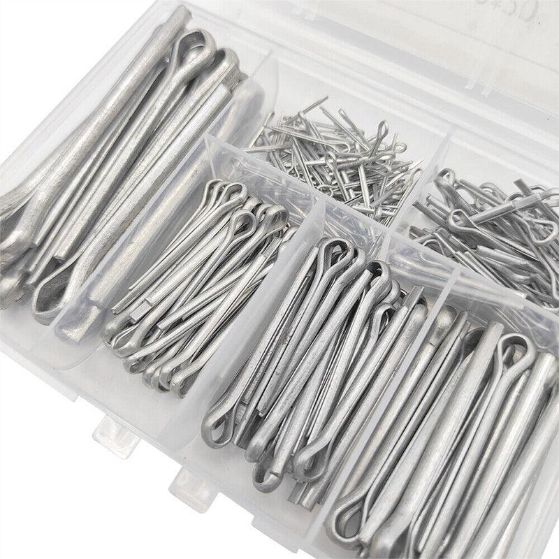 Premium 230 Piece Galvanised Cotter Pin Assortment Set
