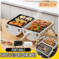 Grillz Portable Charcoal BBQ Grill - Lightweight, 3-5 Person, Outdoor Cooking - SuperSaverAU - view 1