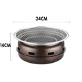 Premium Multifunctional Charcoal Korean BBQ Grill Set – 34cm