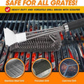 Premium 18-Inch BBQ Grill Brush & Scraper