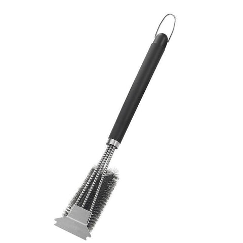 Premium 18-Inch BBQ Grill Brush & Scraper