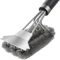 Premium 18-Inch BBQ Grill Brush & Scraper