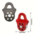 Heavy Duty Winch Pulley Snatch Block 6 Ton 13,000lbs Steel Red Accessory - SuperSaverAU - view 3