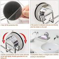 Premium Shower Soap Holder - Stainless Steel Suction Cup Bathroom Basket - Double Layer - SuperSaverAU - view 5