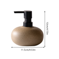 Premium Ceramic Pump Bottle – Matte Black Pump