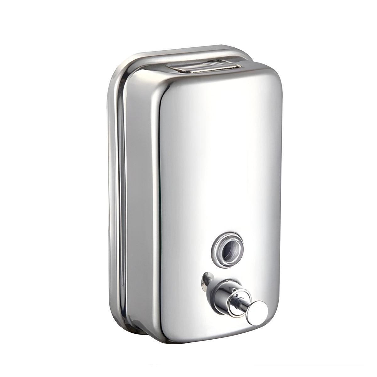 Stainless Steel Wall Mounted Soap Dispenser 500ML - Stylish & Durable for Hotels, Homes - SuperSaverAU - view 5