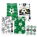Fashion Football Sport Gift Bags Green Kraft Paper Sticker Set Party Favor Bags - 2sets-LB153 - SuperSaverAU - view 6