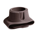 Premium Coffee Silicone Couch Armrest Cup Holder Tray