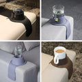 Premium Grey Silicone Couch Armrest Cup Holder Tray
