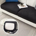 Premium Double Black Stretch Sofa Slipcover Elastic Couch Protector 4 Season