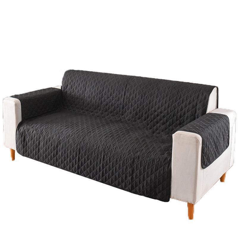 Premium 130x195cm Beige Quilted Pet Sofa Protector Couch Cover 2 Seater Machine Washable