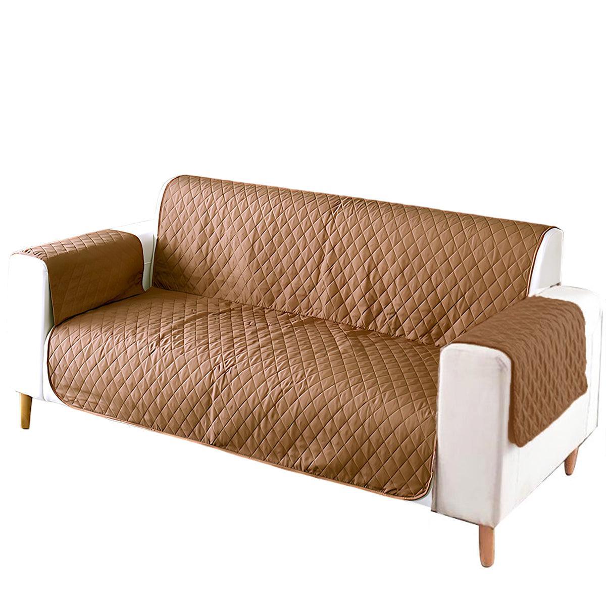 Quilted Pet Sofa Protector Cover - 130X195cm - Beige