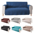 Premium 190x195cm Blue Quilted Pet Sofa Protector Couch Cover 3 Seater Machine Washable