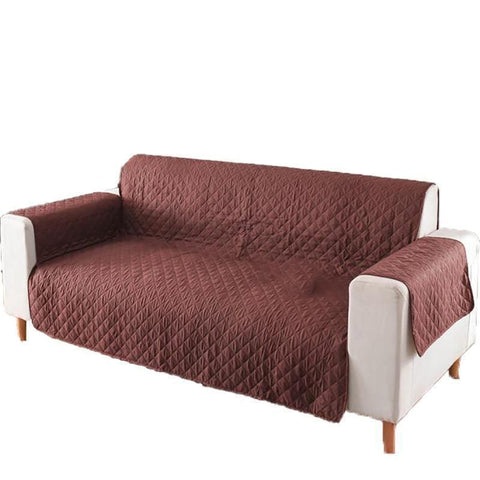 Premium Pet Sofa Protector Cover 190x195cm - Coffee, Quilted & Water Repellent